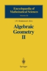 Algebraic Geometry II : Cohomology of Algebraic Varieties. Algebraic Surfaces - eBook