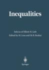 Inequalities : Selecta of Elliott H. Lieb - Book