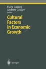 Cultural Factors in Economic Growth - Book