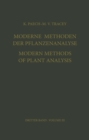 Moderne Methoden der Pflanzenanalyse / Modern Methods of Plant Analysis - eBook