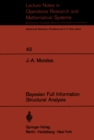 Bayesian Full Information Structrual Analysis : with an Application to the Study of the Belgian Beef Market - eBook