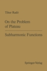 On the Problem of Plateau / Subharmonic Functions - eBook