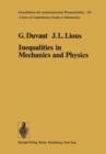 Inequalities in Mechanics and Physics - Book
