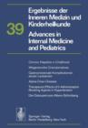 Ergebnisse der Inneren Medizin und Kinderheilkunde/Advances in Internal Medicine and Pediatrics - Book