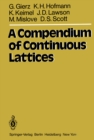 A Compendium of Continuous Lattices - eBook
