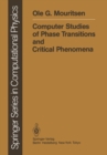 Computer Studies of Phase Transitions and Critical Phenomena - eBook