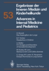 Ergebnisse der Inneren Medizin und Kinderheilkunde/Advances in Internal Medicine and Pediatrics : Neue Foige - eBook
