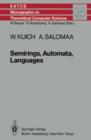 Semirings, Automata, Languages - Book