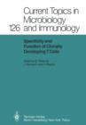 Specificity and Function of Clonally Developing T Cells - Book