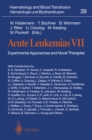 Acute Leukemias VII : Experimental Approaches and Novel Therapies - eBook