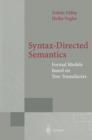 Syntax-Directed Semantics : Formal Models Based on Tree Transducers - Book