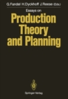 Essays on Production Theory and Planning - eBook