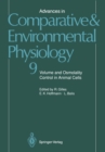 Advances in Comparative and Environmental Physiology : Volume and Osmolality Control in Animal Cells - eBook