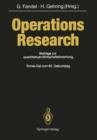 Operations Research : Beitrage Zur Quantitativen Wirtschaftsforschung - Book