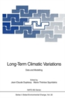 Long-Term Climatic Variations : Data and Modelling - Book
