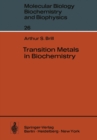 Transition Metals in Biochemistry - eBook