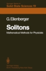 Solitons : Mathematical Methods for Physicists - eBook