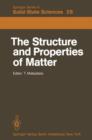 The Structure and Properties of Matter - Book