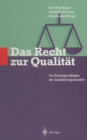 Das Recht zur Qualitat - Book