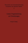 Lineare Programmierung und Erweiterungen - Book