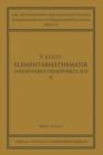 Elementarmathematik Vom Hoeheren Standpunkte Aus, II : Geometrie - Book