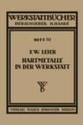 Hartmetalle in Der Werkstatt : Heft 62 - Book