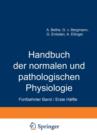 Handbuch Der Normalen Und Pathologischen Physiologie : Funfzehnter Band / Erste Halfte Correlatonen I/1 - Book