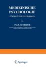 Medizinische Psychologie Fur AErzte Und Psychologen - Book