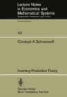 Inventory-Production Theory : A Linear Policy Approach - eBook