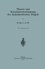 Theorie Und Konstantenbestimmung Des Hydrometrischen Flugels - Book
