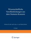 Wissenschaftliche Veroeffentlichungen Aus Dem Siemens-Konzern : III. Band - Book