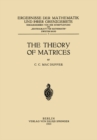 The Theory of Matrices - eBook