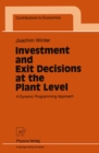 Investment and Exit Decisions at the Plant Level : A Dynamic Programming Approach - eBook