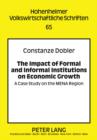 The Impact of Formal and Informal Institutions on Economic Growth : A Case Study on the MENA Region - eBook