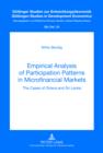 Empirical Analysis of Participation Patterns in Microfinancial Markets : The Cases of Ghana and Sri Lanka - eBook