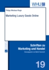 Marketing Luxury Goods Online - eBook