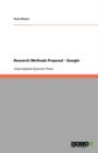 Research Methods Proposal - Google - Book