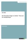 Die Theodizee-Frage in Leibniz' 'Discours de metaphysique' - Book