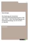 Die AEnderung der deutschen Anti-Treaty-Shopping-Regelung des  50d Abs. 3 EStG - unter Berucksichtigung der EuGH-Entscheidung vom 20.10.2011 (C-284/09) - Book