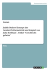 Judith Butlers Konzept der Gender-Performativitat am Beispiel von Julia Rothhaas Artikel "Geschlecht : geheim" - Book