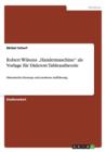 Robert Wilsons "Hamletmaschine als Vorlage fur Diderots Tableautheorie : Historisches Konzept und moderne Auffuhrung - Book