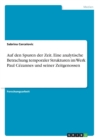 Auf den Spuren der Zeit. Eine analytische Betrachung temporaler Strukturen im Werk Paul Cezannes und seiner Zeitgenossen - Book