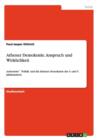 Athener Demokratie. Anspruch und Wirklichkeit : Aristoteles 'Politik' und die Athener Demokratie des 4. und 5. Jahrhunderts - Book