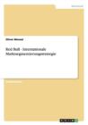 Red Bull : Internationale Marktsegmentierungsstrategie - Book