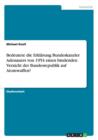 Bedeutete die Erklarung Bundeskanzler Adenauers von 1954 einen bindenden Verzicht der Bundesrepublik auf Atomwaffen? - Book