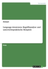 Language-Awareness. Begriffsanalyse Und Unterrichtspraktische Beispiele - Book