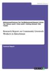 Research Report on Community Livestock Workers in Balochistan - Book