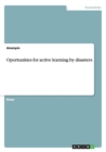 Oportunities for Active Learning by Disasters - Book