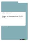 Exegese Der Emmausperikope (Lk 24, 17-27) - Book