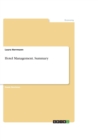 Hotel Management. Summary - Book